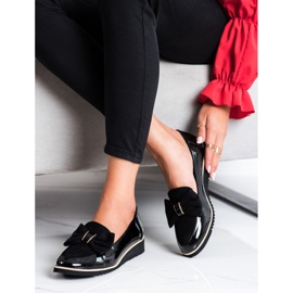 Goodin Leichte Schuhe mit Schleife schwarz 1