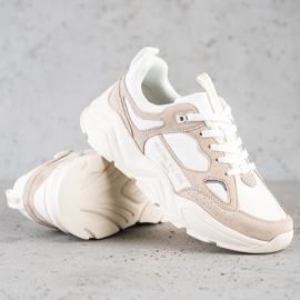 Damen Sneaker Big Star GG274657 beige braun 1