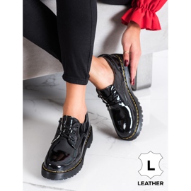 Filippo Schnürschuhe aus Leder schwarz 1