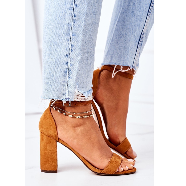 PS1 Wildledersandalen auf einer Kamel-Florenz-Bar braun 4