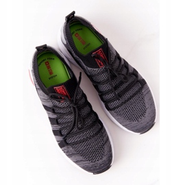 Frauen Sportschuhe Memory Foam Big Star HH274532 Dunkelgrau 4