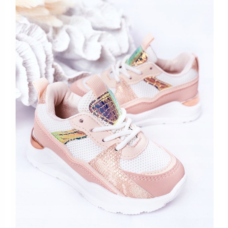 Mädchen -Sportschuhe rosa Turnschuhe 4