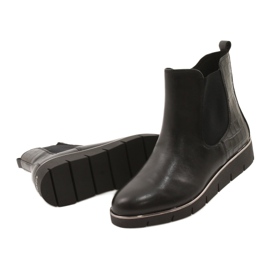 Caprice Keilstiefel Walking On Air System 25339 Schwarz 3