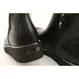 Caprice Keilstiefel Walking On Air System 25339 Schwarz 6