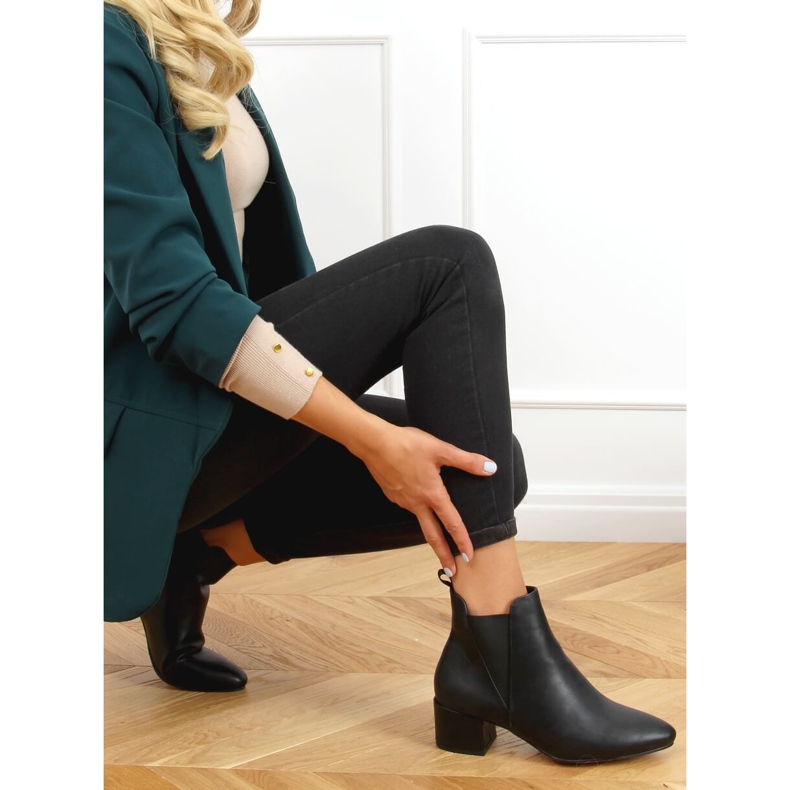 Schwarze Chelsea Boots, schwarz G-248 Black 2