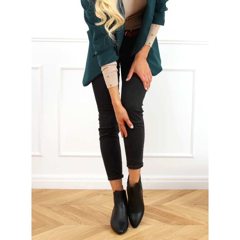 Schwarze Chelsea Boots, schwarz G-248 Black 1