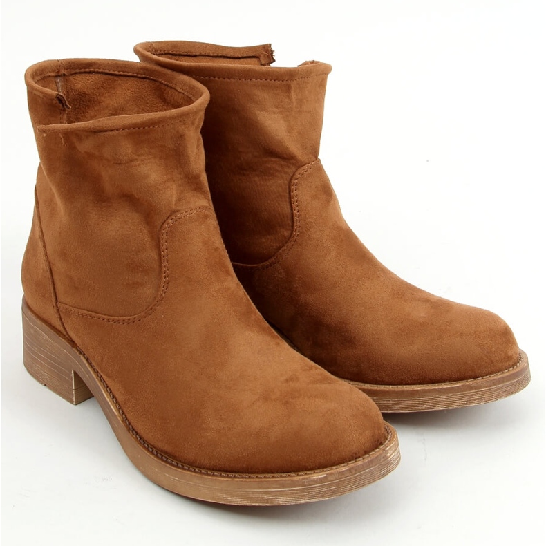 Klassische Damenstiefel camel 9621 Camel braun 1