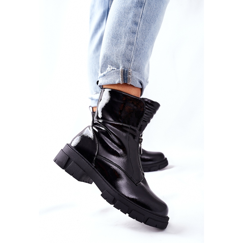 S.Barski Schwarze Stiefel für Damen Nobleford 2