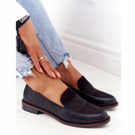 Damen Slipper Sergio Leone Schwarz 4