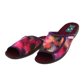 Damen Hausschuhe Adanex 26265 Sweet rot lila rosa 2