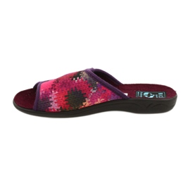 Damen Hausschuhe Adanex 26265 Sweet rot lila rosa 1
