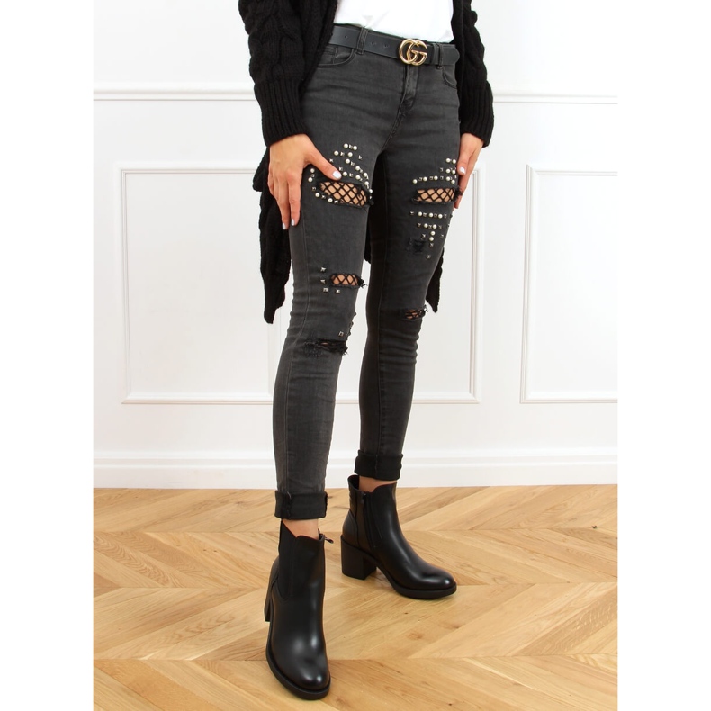 Schwarze Chelsea-Boots, schwarz 9565 Schwarz 1