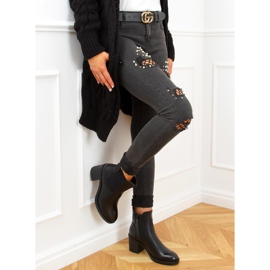 Schwarze Chelsea-Boots, schwarz 9565 Schwarz 2