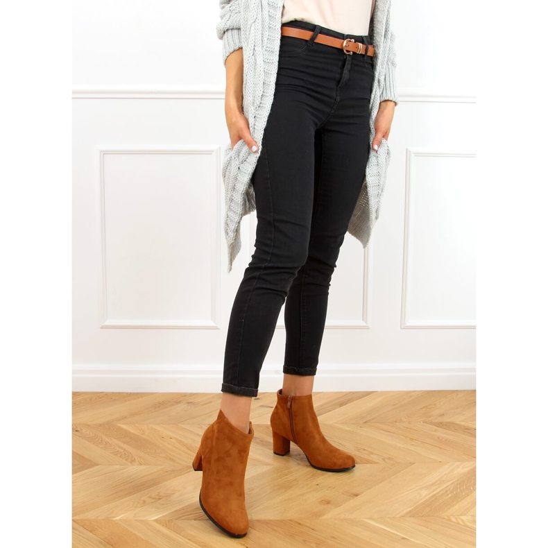 Klassische High Heels Kamel E2165 Kamel braun 2