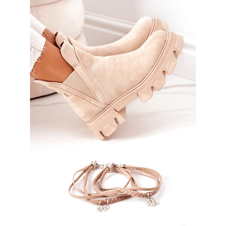 PS1 Warm Booties Jodhpur Stiefel Beige Gute Idee 5