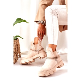 PS1 Warm Booties Jodhpur Stiefel Beige Gute Idee 2