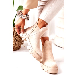 PS1 Warm Booties Jodhpur Stiefel Beige Gute Idee 1