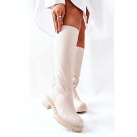 Lederstiefel beige Nicole 2685 2