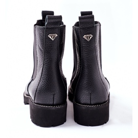 Schwarze Chelsea-Stiefel Schwarz Nicole 2672 1