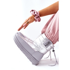 Damen Schneestiefel Big Star II274118 Silber silber- 1