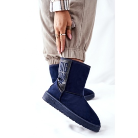 Damen Schneestiefel Big Star EE274416 Marineblau 2