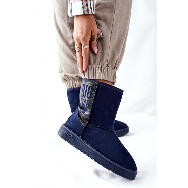 Damen Schneestiefel Big Star EE274416 Marineblau 2