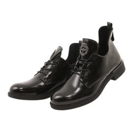 Lackstiefel Sergio Leone PB262 schwarz 5