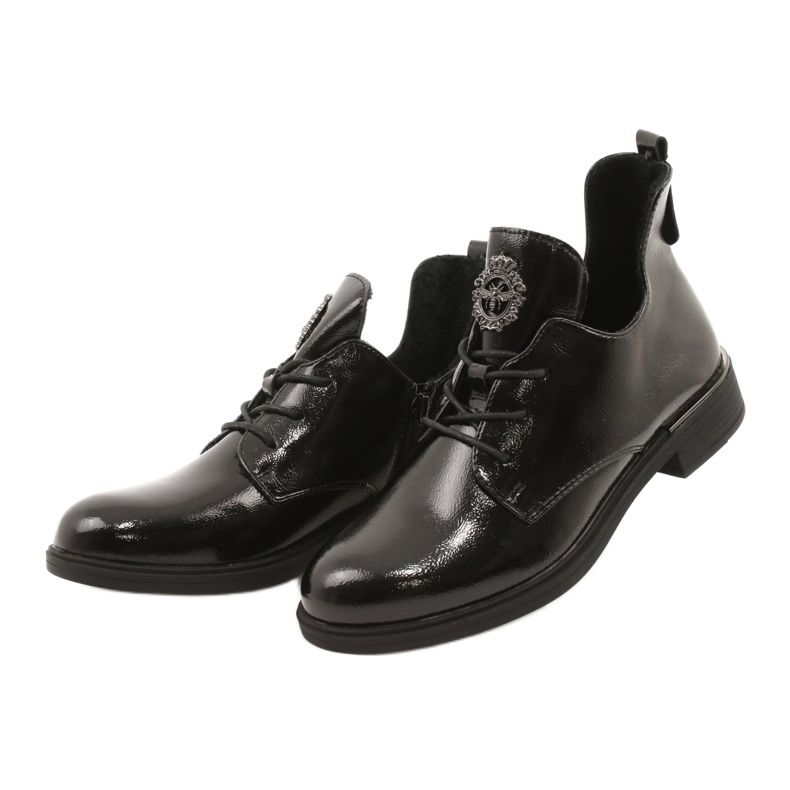 Lackstiefel Sergio Leone PB262 schwarz 5