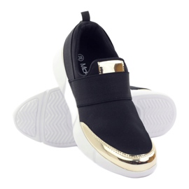 McKey Softshell-Sportschuhe in Schwarzgold gelb 3