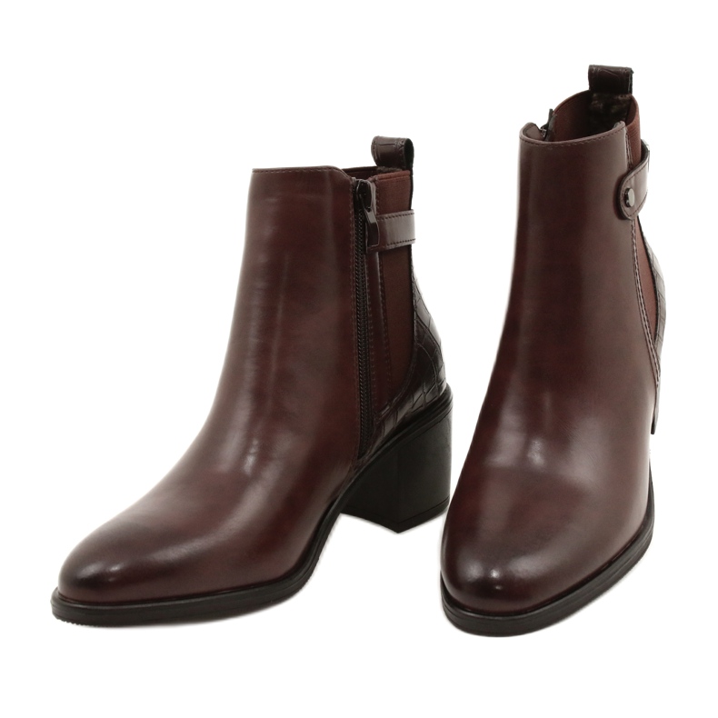 Klassische braune Stiefel Sergio Leone BT630 2