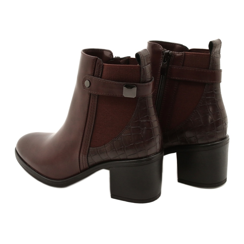 Klassische braune Stiefel Sergio Leone BT630 4