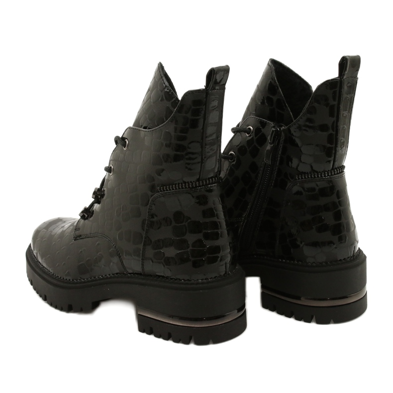 Stylische Sergio Leone TR744 Stiefel schwarz 3