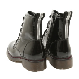 Frauen klassische Stiefel lackierte Stiefel Evento 21BT35-4233 Schwarz 4