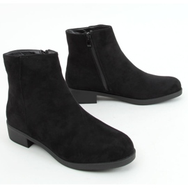 Klassische schwarze Chelsea Boots für Damen 6215 Black 1