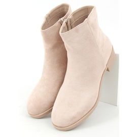 Klassische Chelsea Boots für Damen beige 6215 Khaki 1