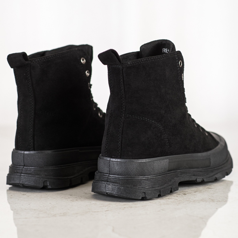 Seastar Hohe Sneakers aus Wildleder schwarz 1