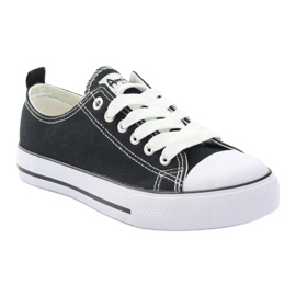 American Club Klassische schwarze Turnschuhe American DSLN-01 Schuhe 1