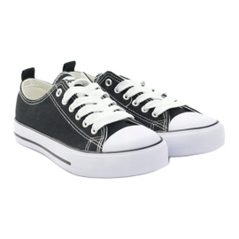 American Club Klassische schwarze Turnschuhe American DSLN-01 Schuhe 4