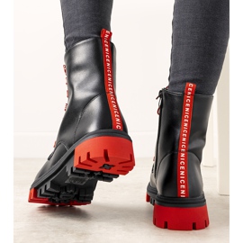 Schwarze Damenstiefel von Asha 1