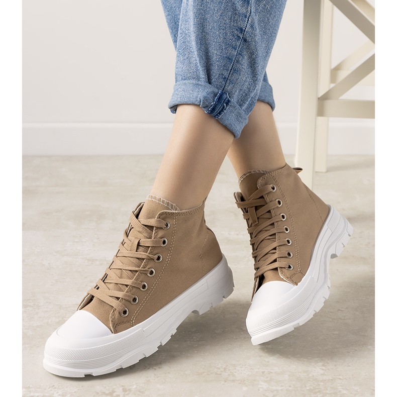 Sanabria beige Sneakers für Damen 1