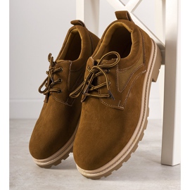 Braune Mode-Schuhe für Herren 1