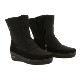 Progress Leichte Schneestiefel der Frauen auf dem Pelzfortschritt progj-22-126 schwarz 4