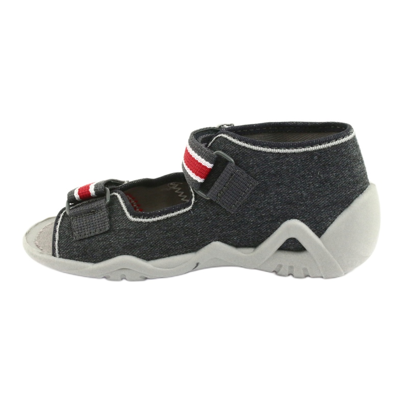 Befado Kinderschuhe 250P087 rot grau 3