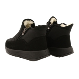 Progress Frauenstiefel auf dem Pelzfortschritt progj-21-21 schwarz 4