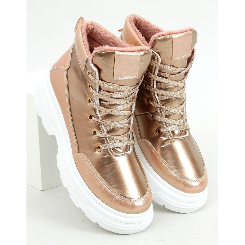 Warme Champagner Sportschuhe FA-3357 Champagner rosa 1