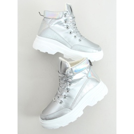 Silber isolierte Sportschuhe FA-3357 Silver 1