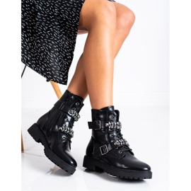 Bestelle Warme Arbeiter mit Kristallen schwarz 1