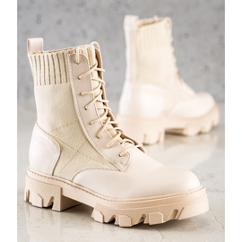 Seastar Slip-on-Arbeiter mit Socke beige 1