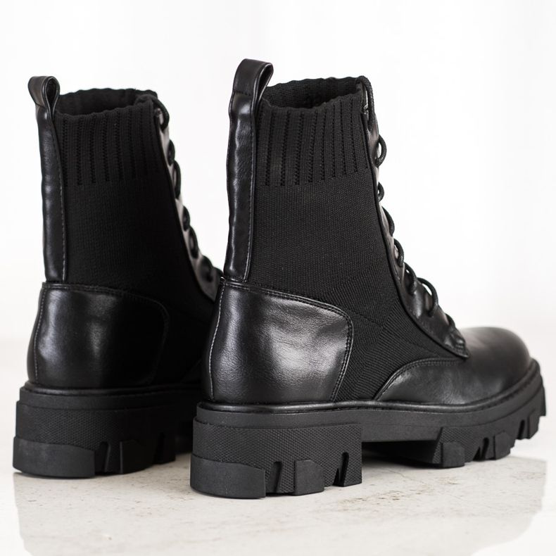 Seastar Slip-on-Arbeiter mit Socke schwarz 1