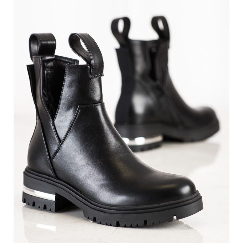 Seastar Warme Stiefel mit Cut-Out schwarz 1